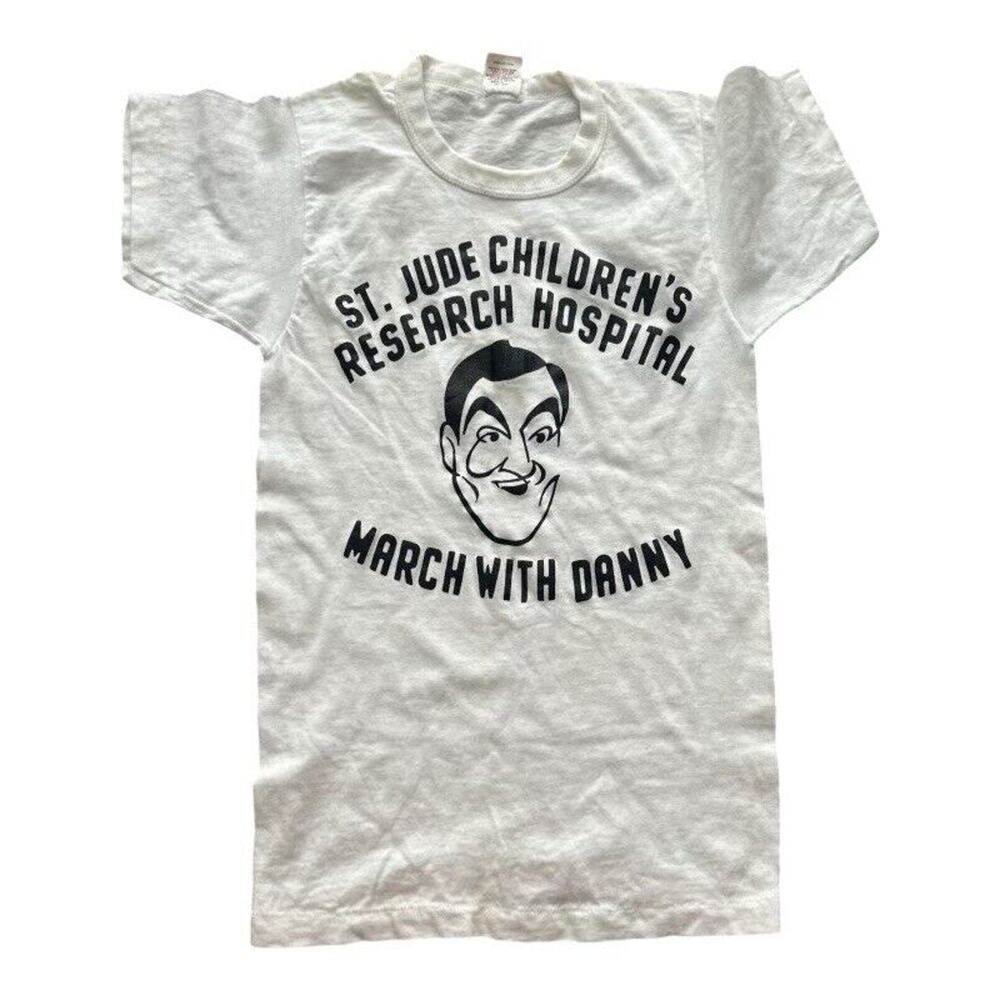 Vtg 70’s March With Danny St Jude Children’s Research T Shirt S Russell